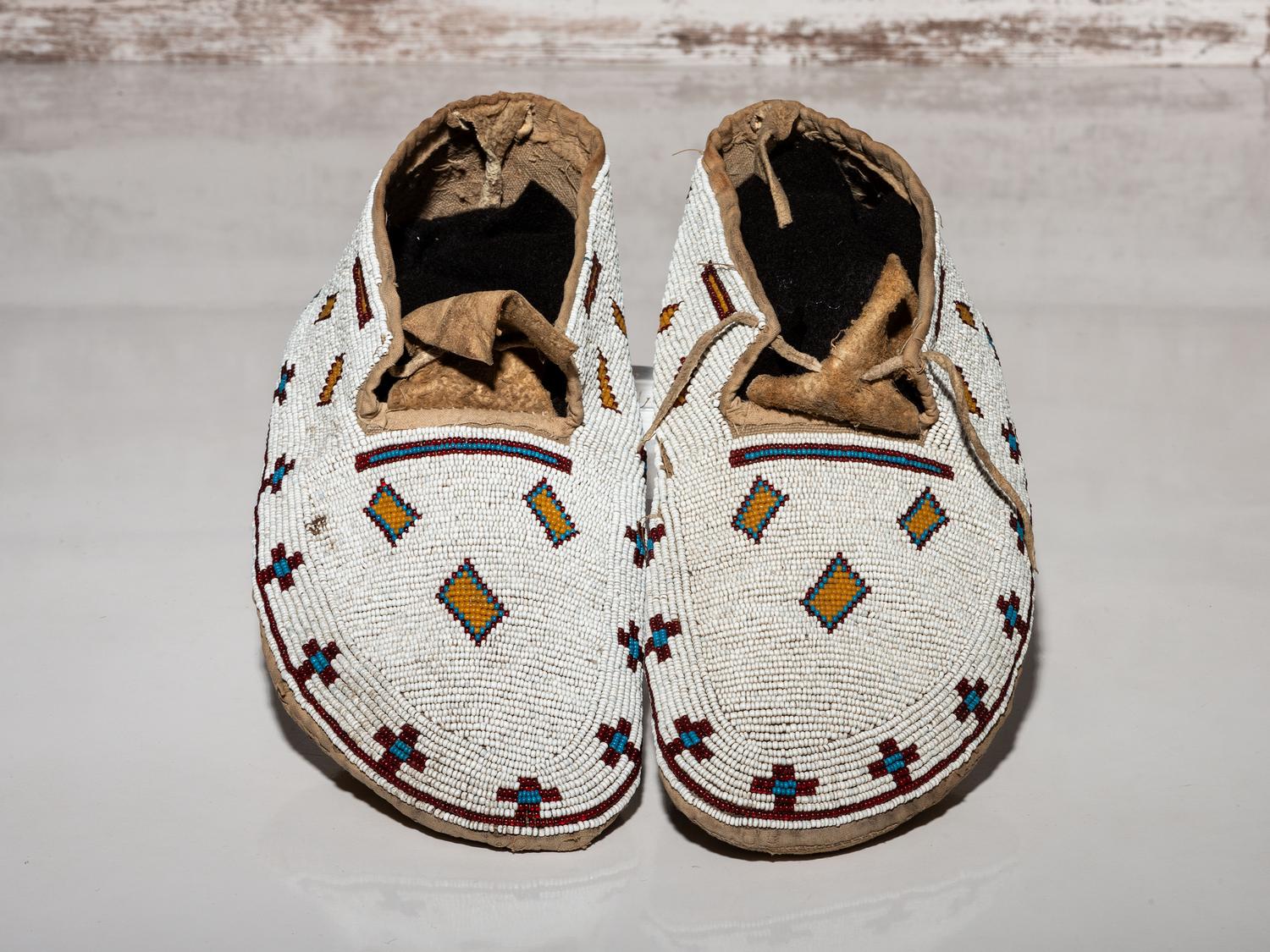Cree Beaded Moccasins