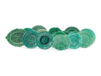A Collection of Green Glazed Earthenware Articles