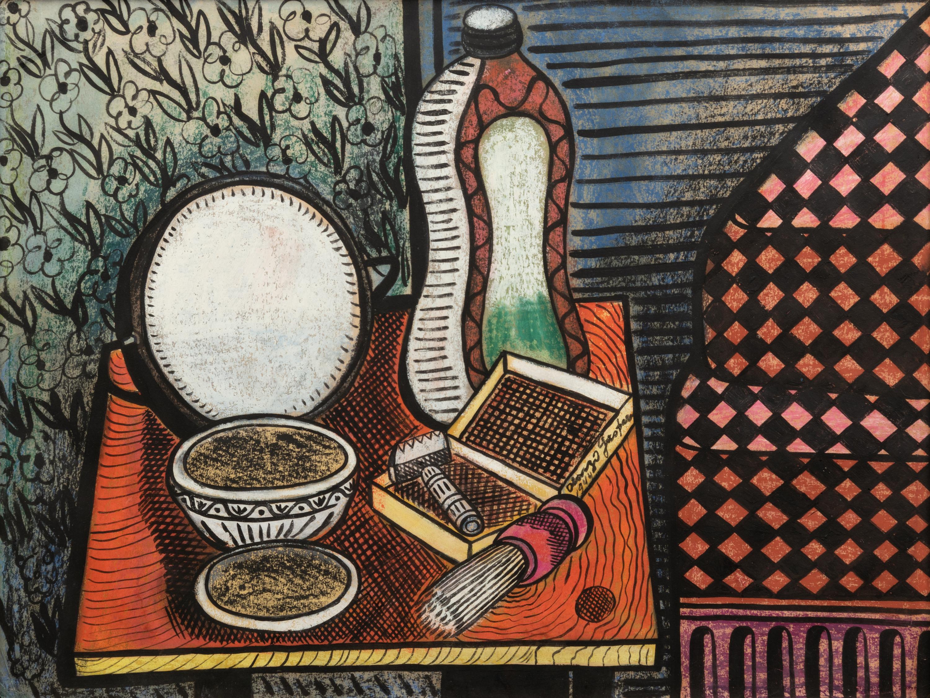 Still Life with Shaving Utensils