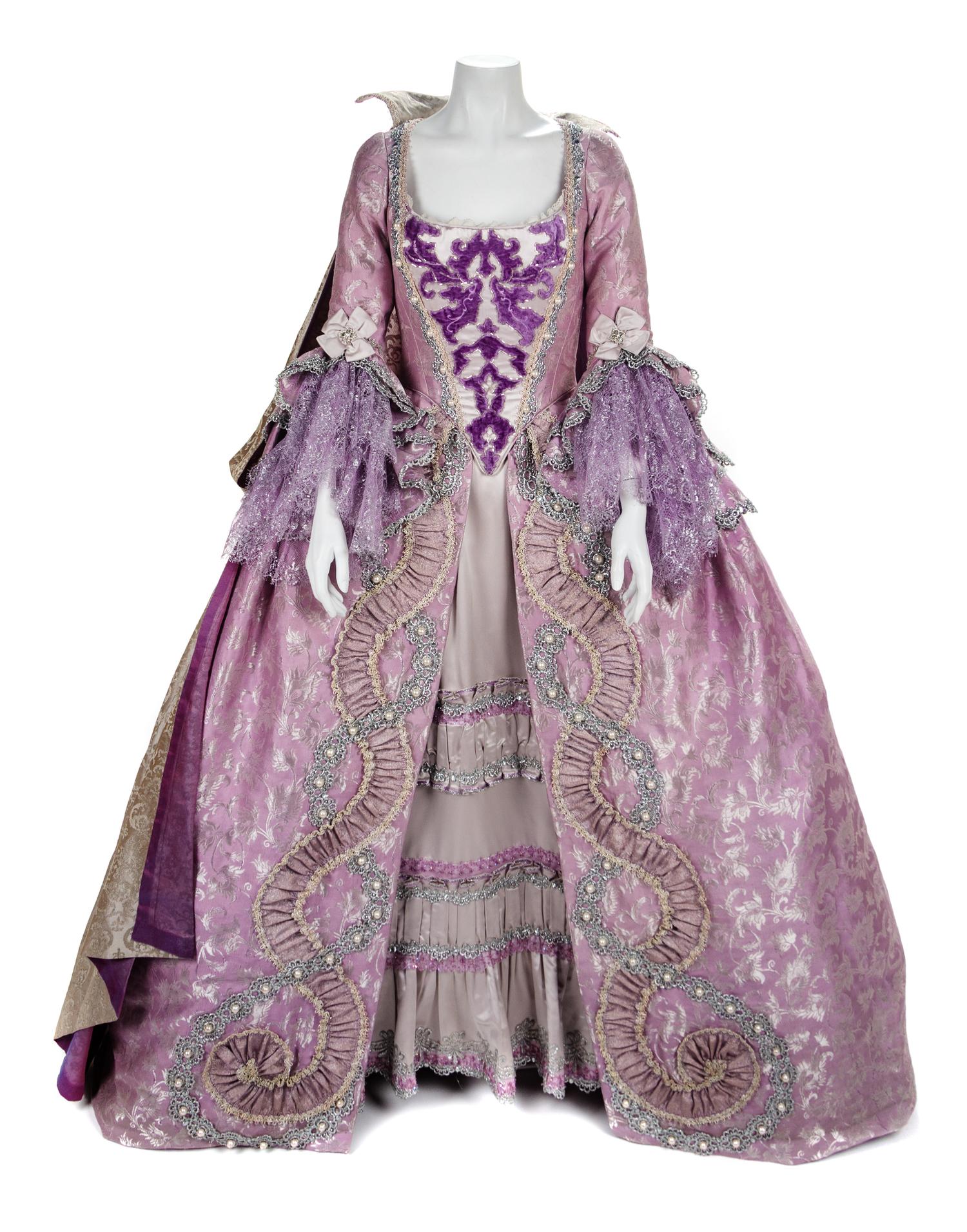 Metropolitan Opera 18th Century Costume, 2009 — Costume worn by Renée Fleming for her role as Marschallin in Act III of Der Rosenkravalier at the Metropolitan Opera, 2009.