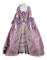 Metropolitan Opera 18th Century Costume, 2009 — Costume worn by Renée Fleming for her role as Marschallin in Act III of Der Rosenkravalier at the Metropolitan Opera, 2009.