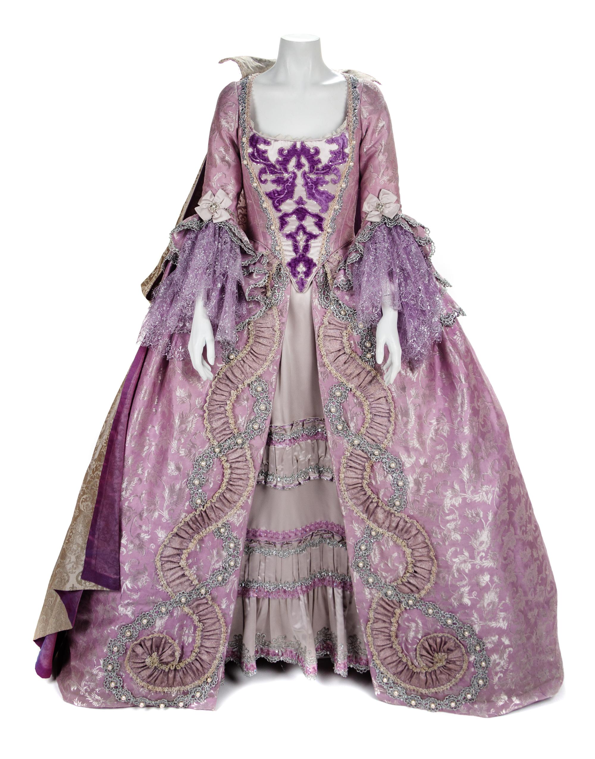 Metropolitan Opera 18th Century Costume, 2009 — Costume worn by Renée Fleming for her role as Marschallin in Act III of Der Rosenkravalier at the Metropolitan Opera, 2009.