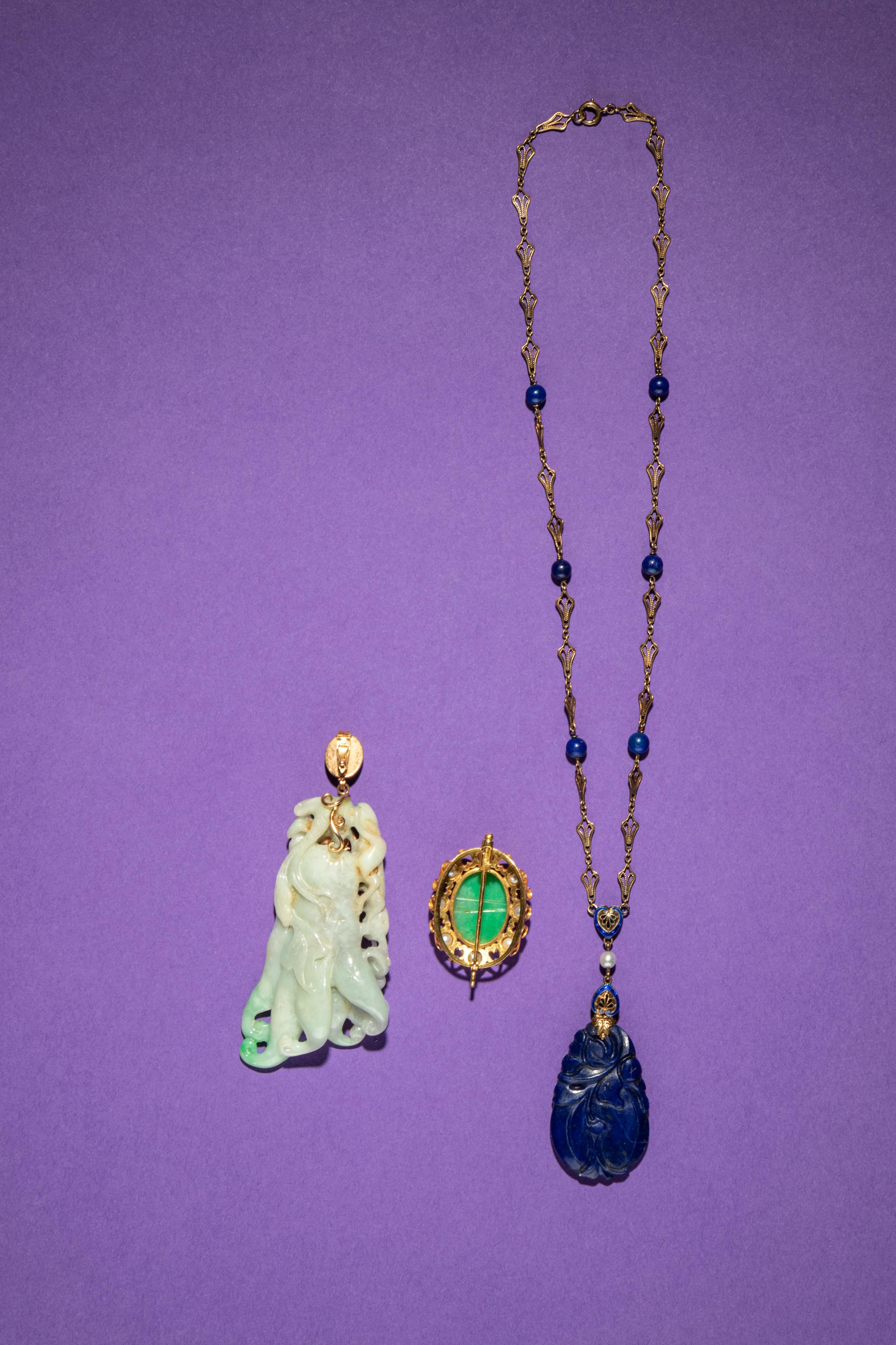 Three Chinese Jewelry Pieces