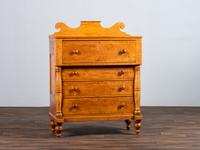 A Late Federal Tiger Maple Chest of Drawers