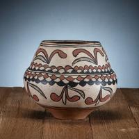 San Ildefonso Polychrome Pottery Jar