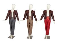 Six Designer Leather Items: Fendi & Gianfranco Ferre, 1980s