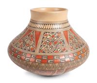 Polychrome Pottery Vase