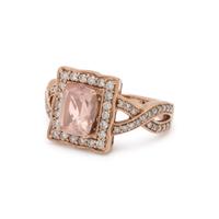 LEVIAN, MORGANITE AND DIAMOND RING