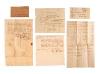 [WAR OF 1812]. A group of signatures from veterans of the War of 1812, including: