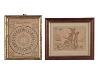 Anglo-American School 18th / 19th Century, The Mariner's Compafs and Allegory of Africa