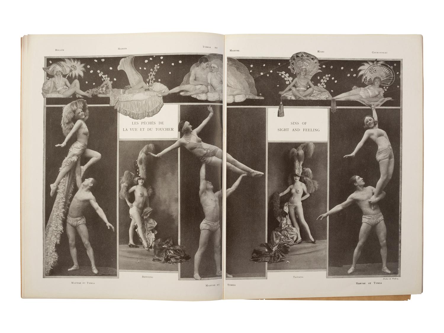 [BAKER, Josephine (1906-1975)]. A pair of programs for the Folies Bergère featuring Josephine Baker, 1926 and 1937.