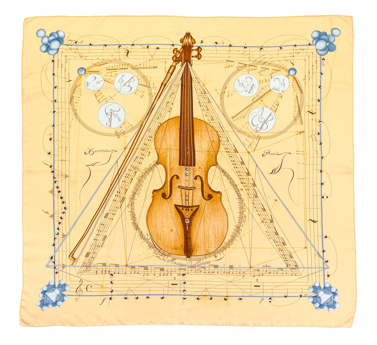 An Hermes 90cm Silk Scarf, 36" x 36".