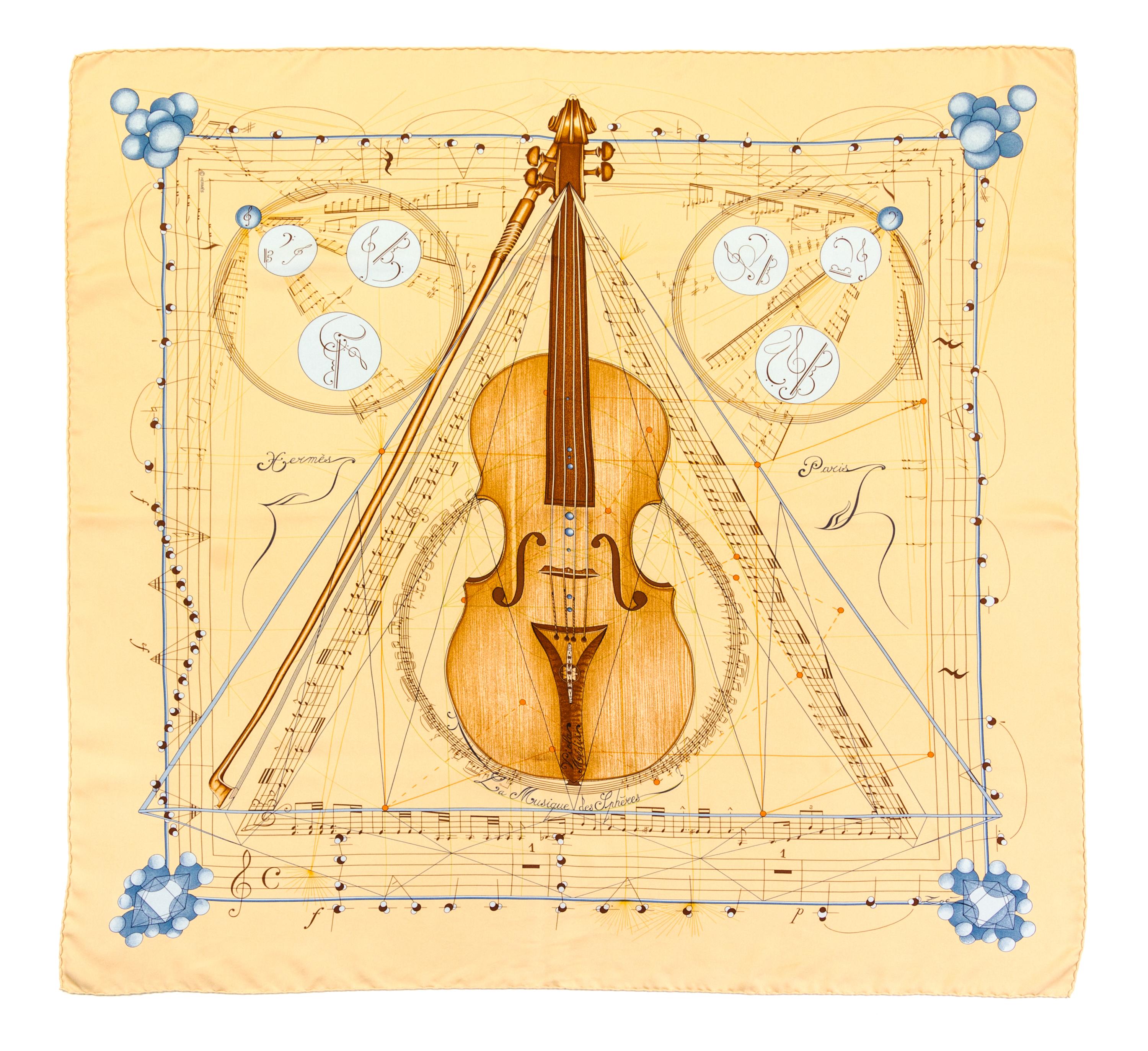 An Hermes 90cm Silk Scarf, 36" x 36".