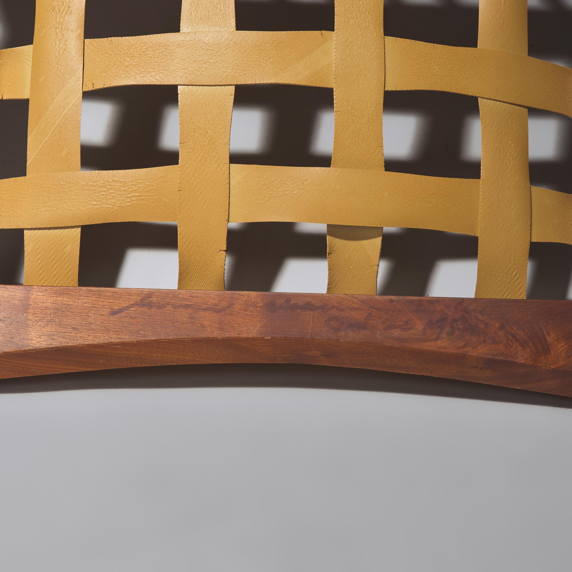 George Nakashima (American, 1905–1990) — Pair of Conoid Chairs