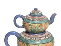 Four Chinese Yixing Zisha Pottery Teapots