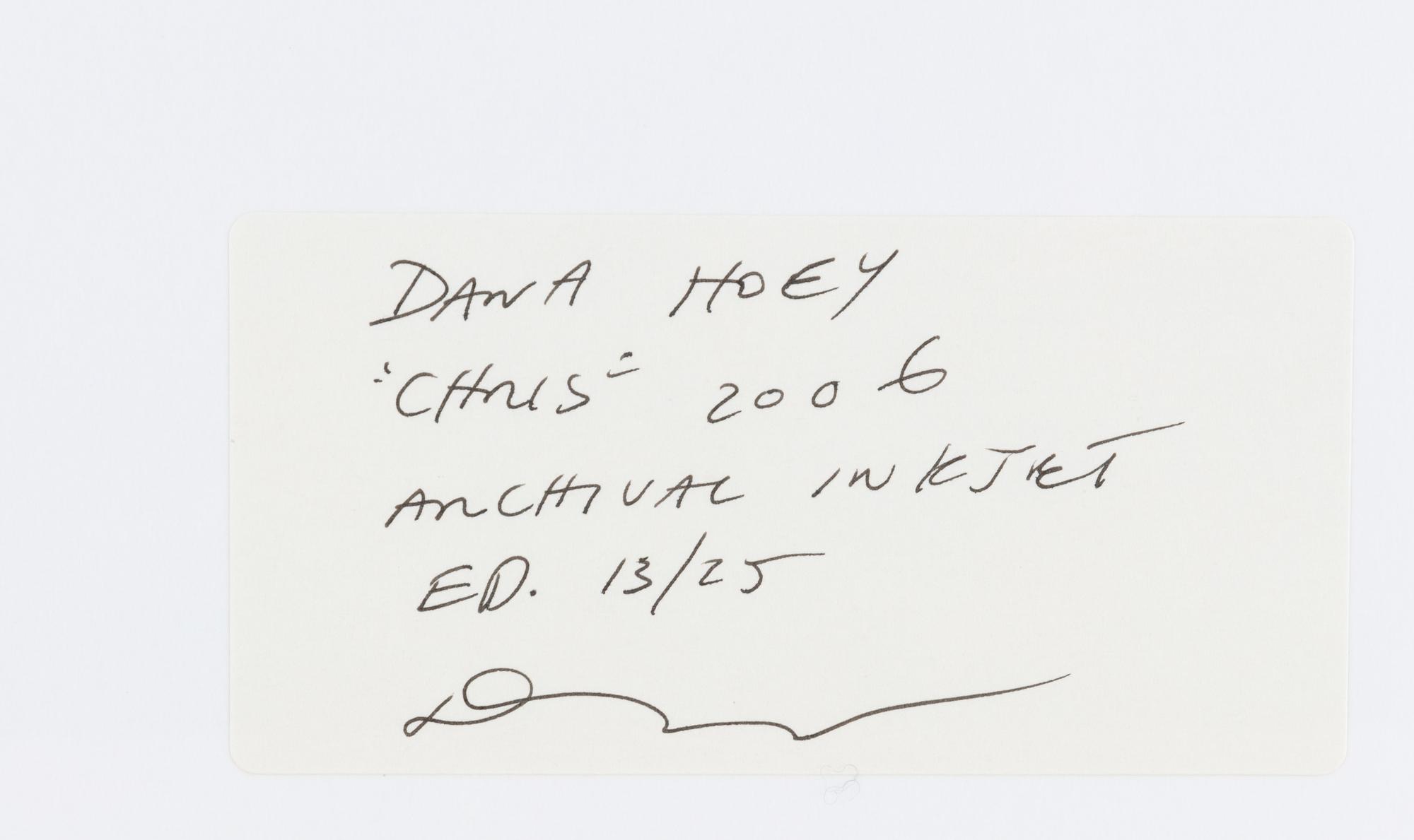 Dana Hoey (born 1966) Chris, 2006
