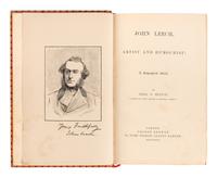[LEECH, John (1817-1864)]. KITTON, Frederick George (1856-1904) . John Leech, Artist and Humourist: A Biographical Sketch . London: George Redway, 1883.
