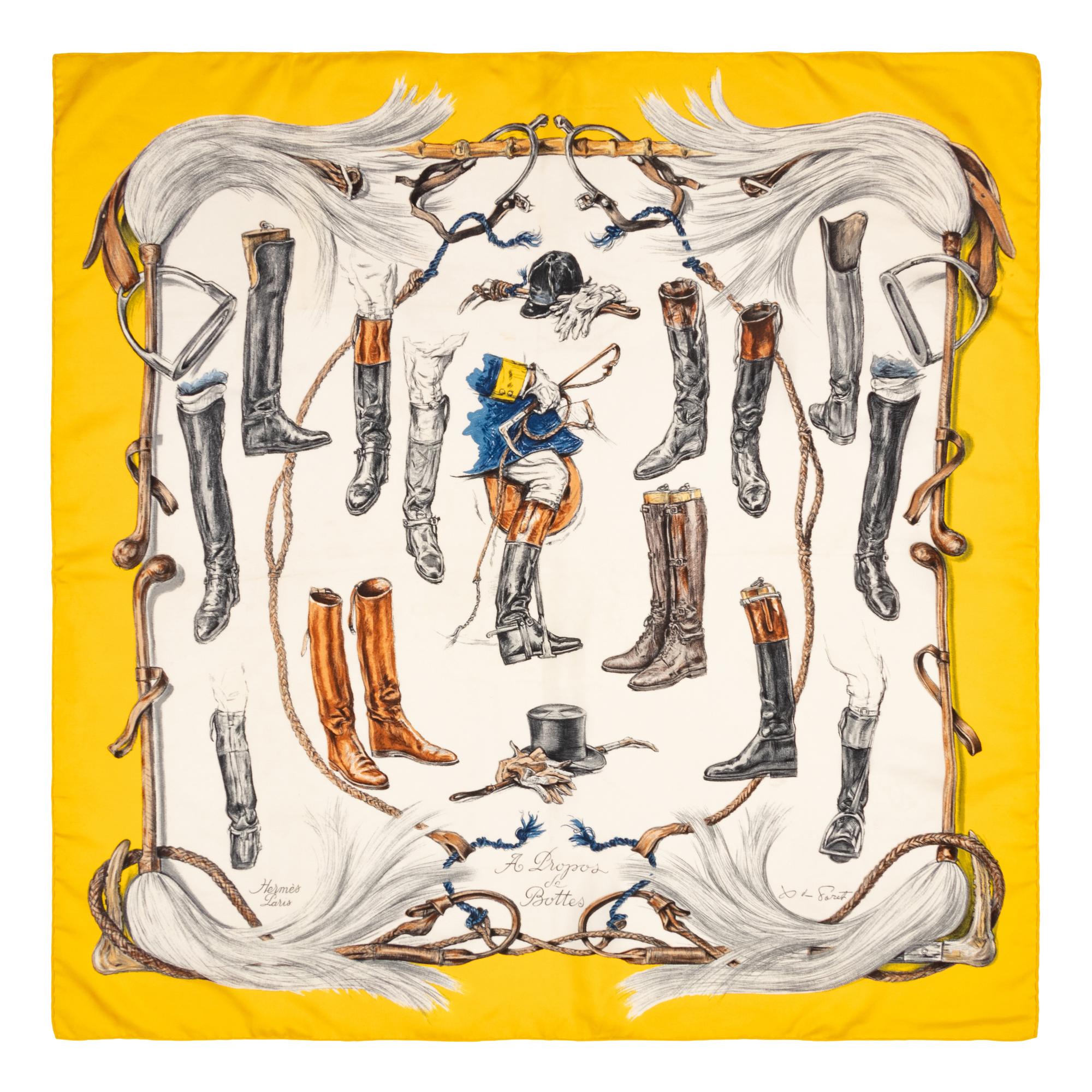 Three Hermès Scarves