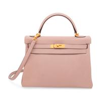 HERMÈS, KELLY 28 RETOURNE IN GLYCINE EVERCOLOR