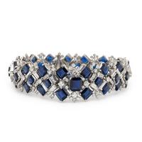 Oscar Heyman, Sapphire and Diamond Bracelet