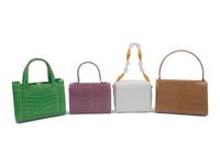 Four Exotic Skin Handbags: Three Barfield Collection, One Lambertson Truex