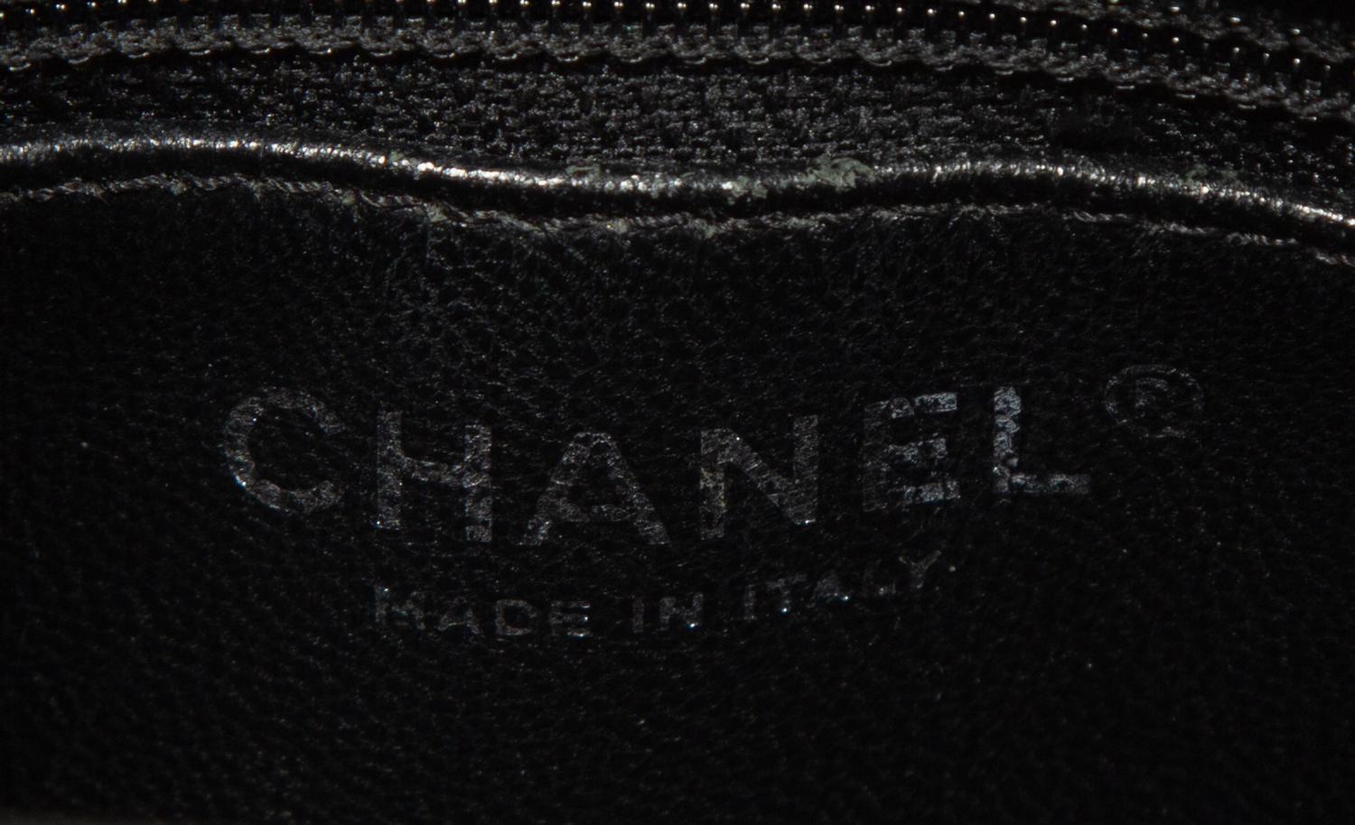 Chanel Medallion Tote and French Wallet in Quilted Black Caviar Leather, 2005 - 2011