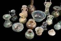 Twenty Roman Glass Vessels