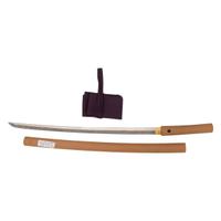 Japanese Katana Signed "Kuninaga" with Outstanding Hamon in Shira Saya