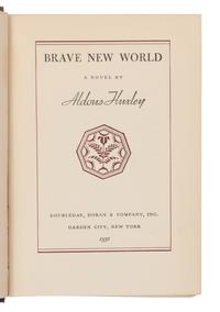 HUXLEY, Aldous (1894-1963). Brave New World . New York: Garden City: Doubleday, Doran & Company, 1932.