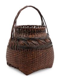 A Bamboo Flower Arranging Basket