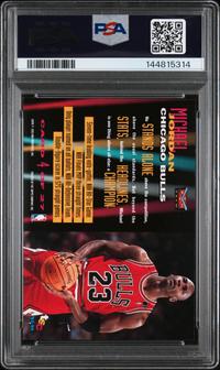 A 1993 Topps Stadium Club Michael Jordan Beam Team Basketball Card No. 4 (PSA 8 NM-MT)