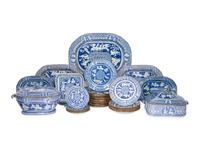 An English Etruscan Transferware Dinner Service
