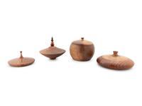 Three Turned Wood Objects by Ray Allen, PLUS