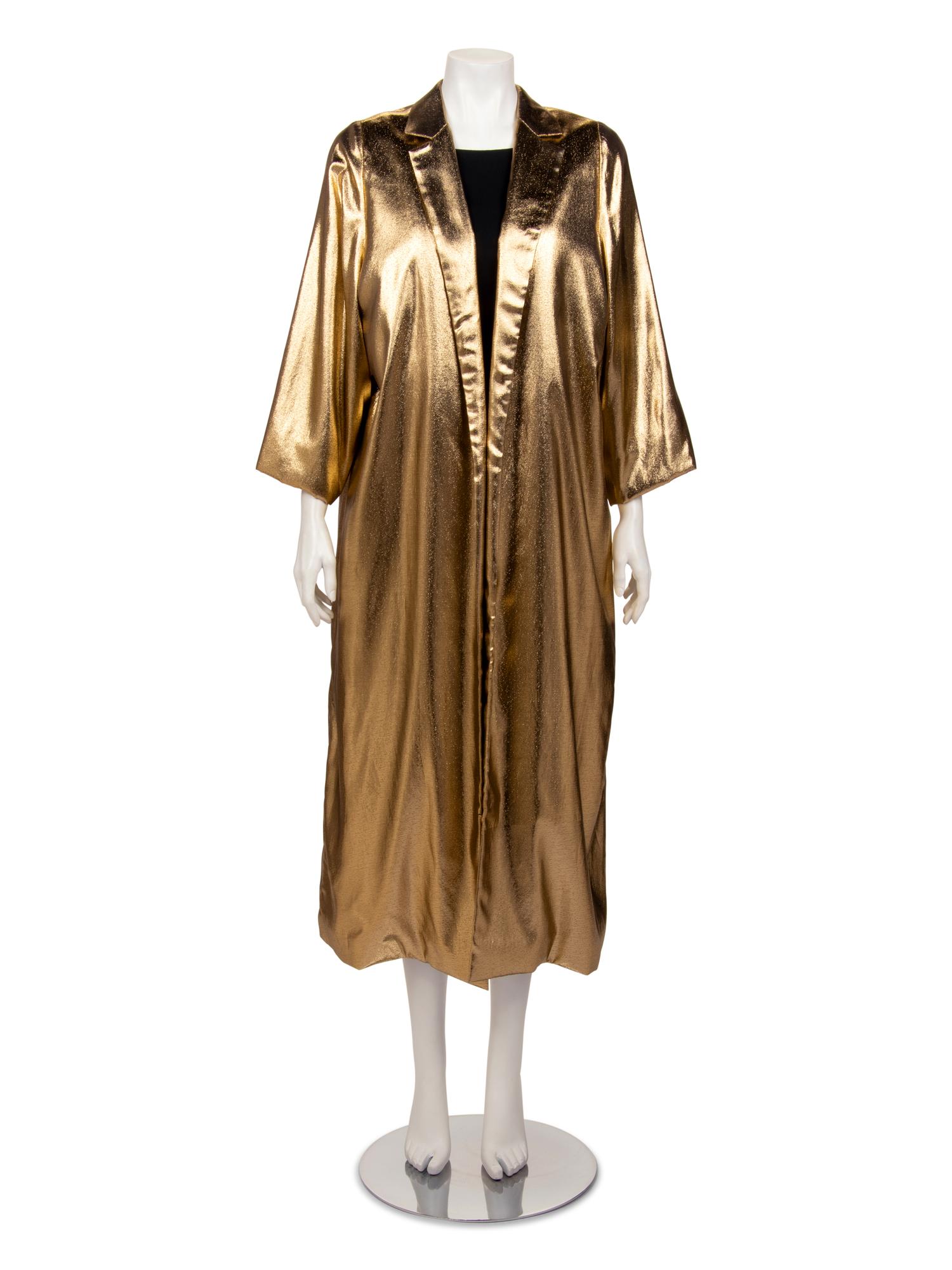 Christian Dior Haute Couture Lamé Long Jacket