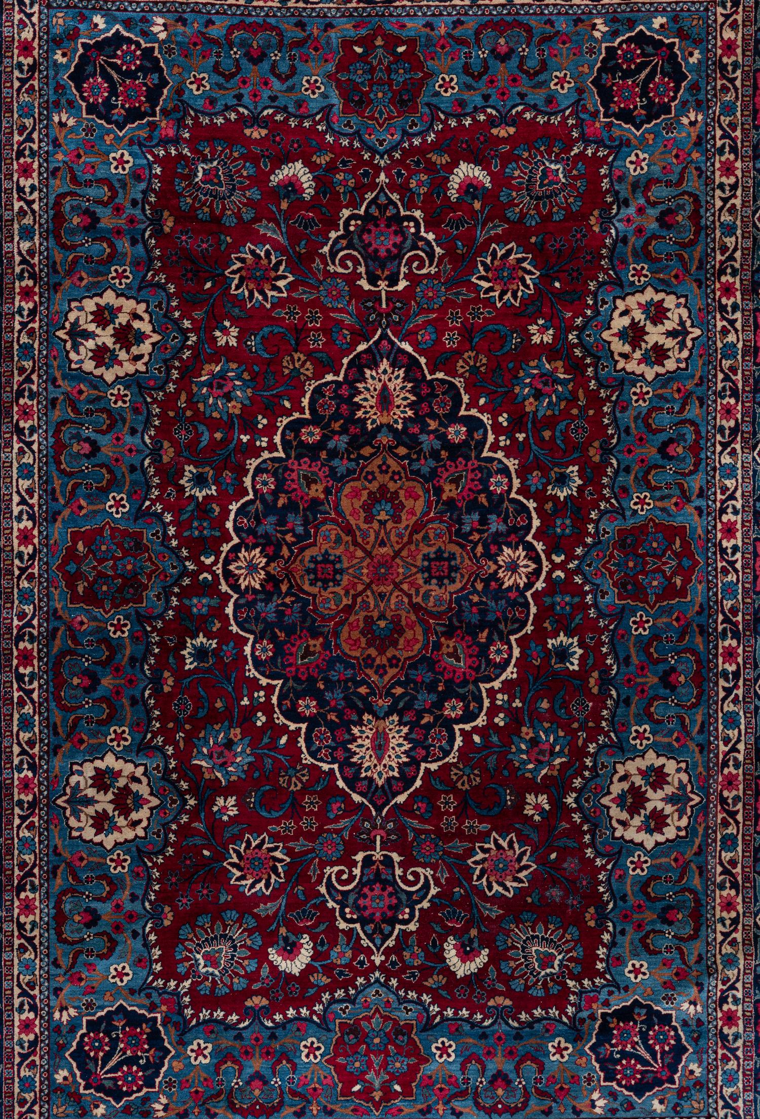 A Kirman Wool Rug