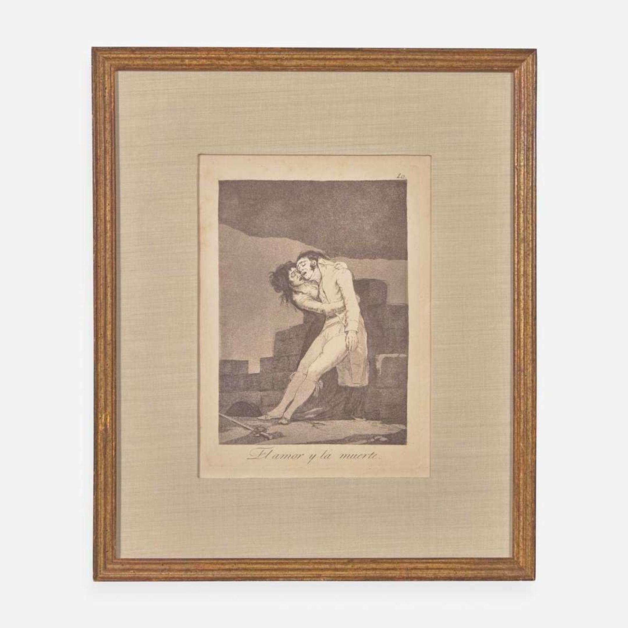 Francisco Goya (Spanish, 1746–1828) Porque Esconderlos from 'Los Caprichos' (Plate 30); together with three Companion Pieces from 'Los Caprichos'