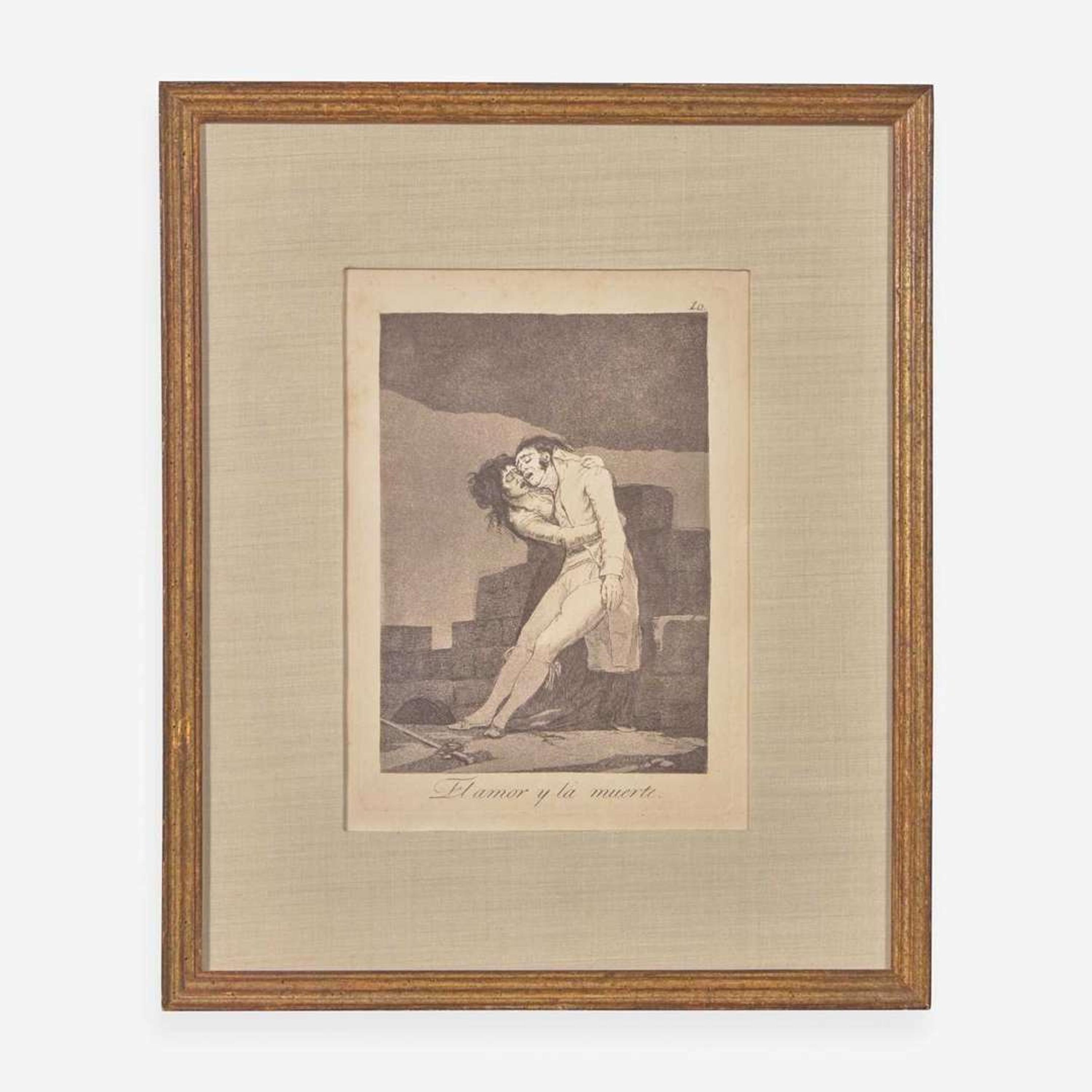 Francisco Goya (Spanish, 1746–1828) Porque Esconderlos from 'Los Caprichos' (Plate 30); together with three Companion Pieces from 'Los Caprichos'
