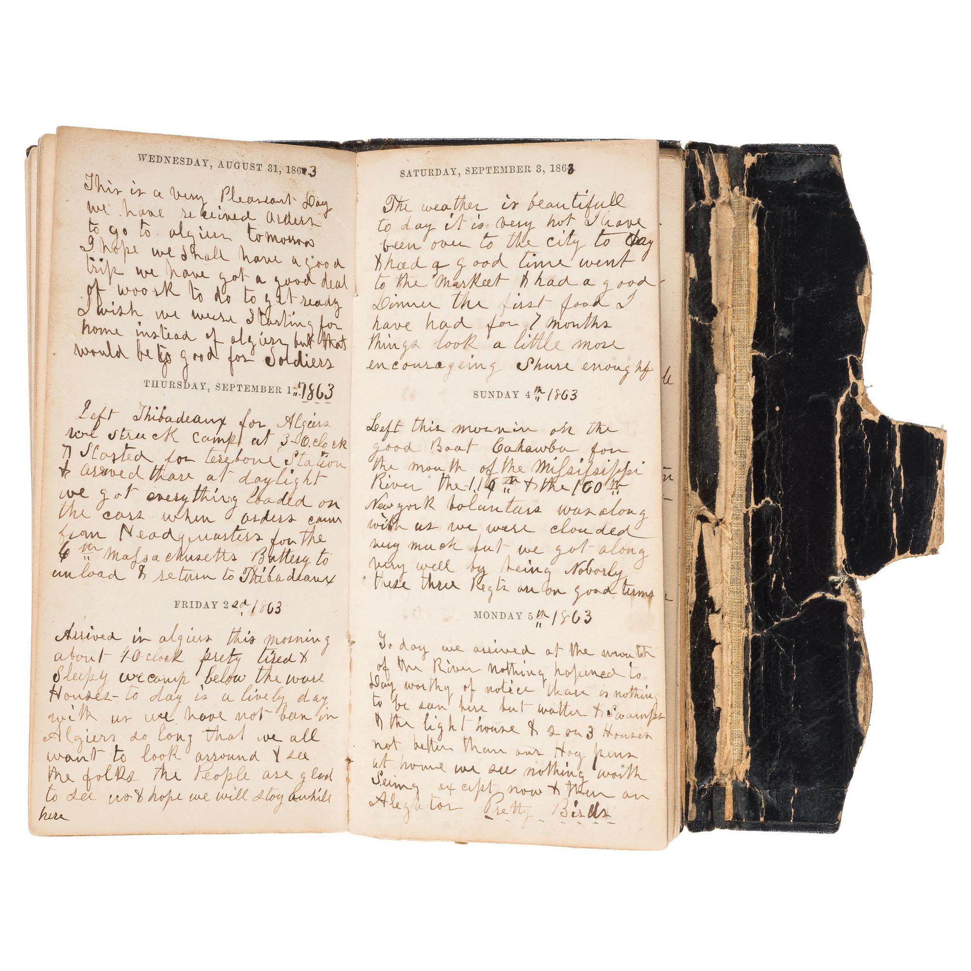 Civil War Diary of 2nd Lieutenant John Ripley, 8th Vermont Infantry