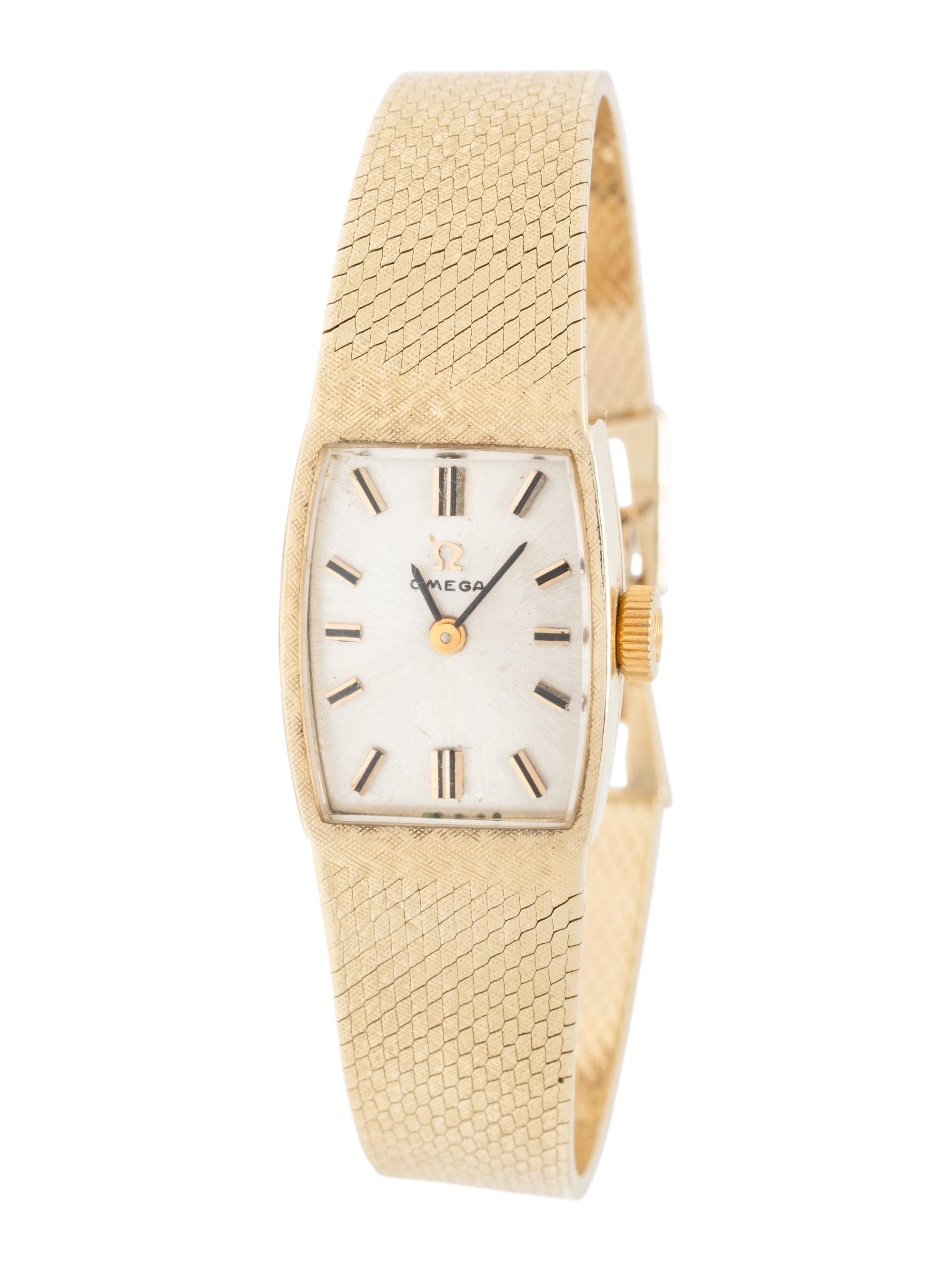 OMEGA, 14K YELLOW GOLD WATCH