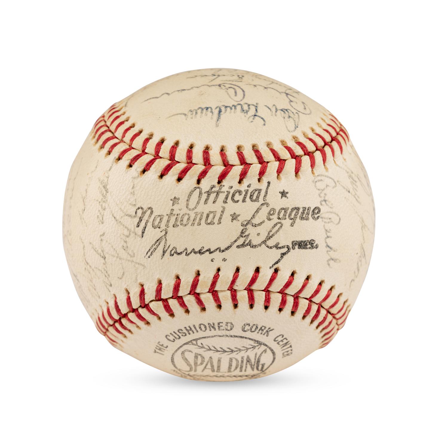 A 1964 Chicago Cubs Team Signed Autograph Baseball