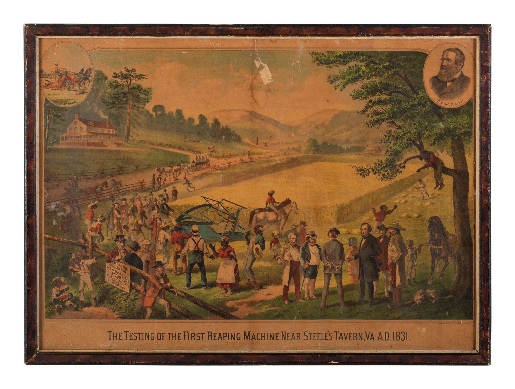 Three Framed American Lithographs Including Currier & Ives and Caldwell & Co.