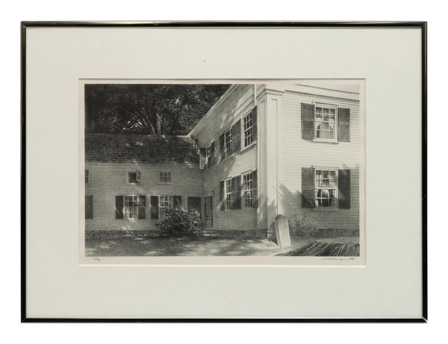 A group of four prints ( Country House, Wiscasset, Maine , 1953; Down East, Port Clyde, Maine, 1958; Season's End; Window in Wiscasset, 1946)