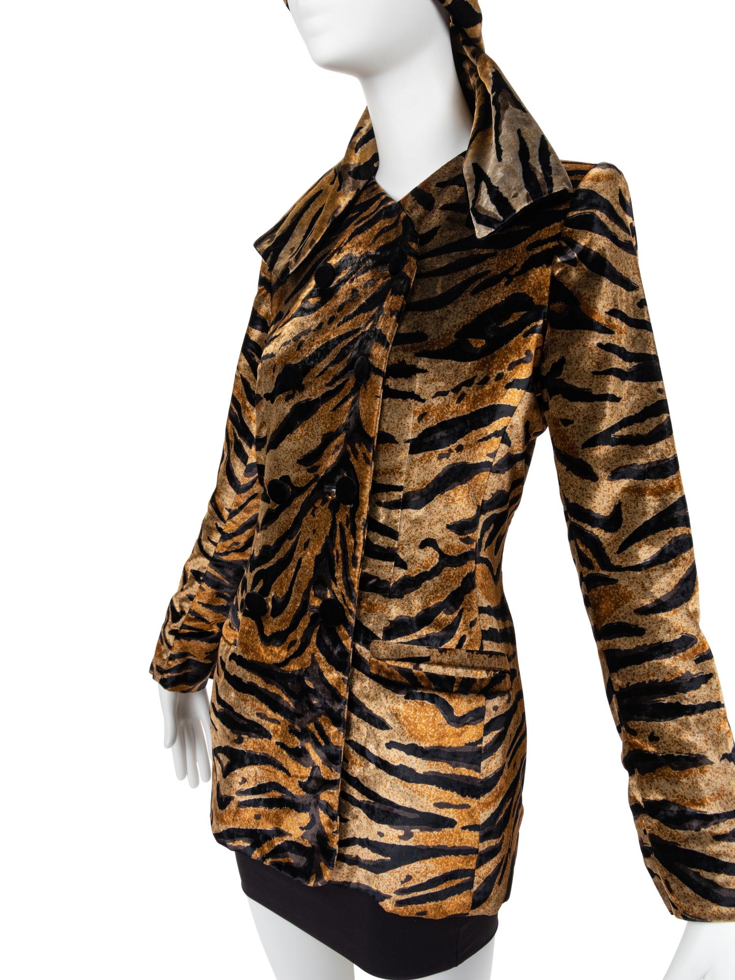 Two Designer Evening Items: One Yves Saint Laurent Ensemble, One Bill Blass Dress 1980-90s