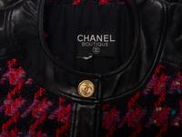 Chanel Tweed & Leather Jacket, 1990