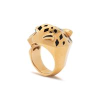 CARTIER, ONYX AND TSAVORITE GARNET 'PANTHÈRE DE CARTIER' RING
