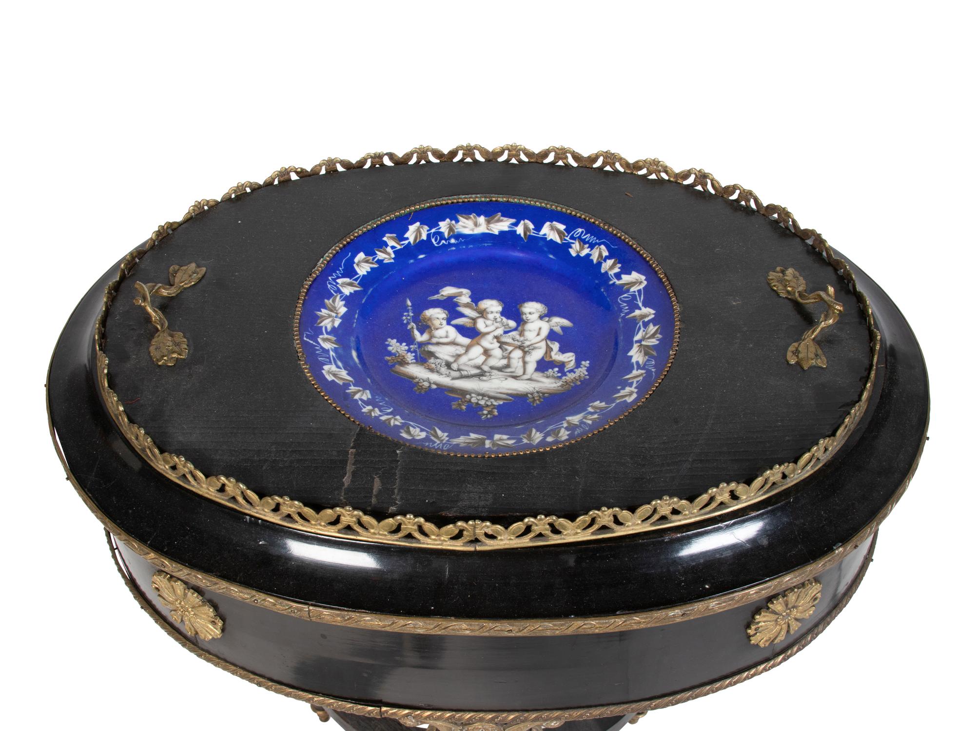A Napoleon III Style Ormolu Mounted Plant Stand