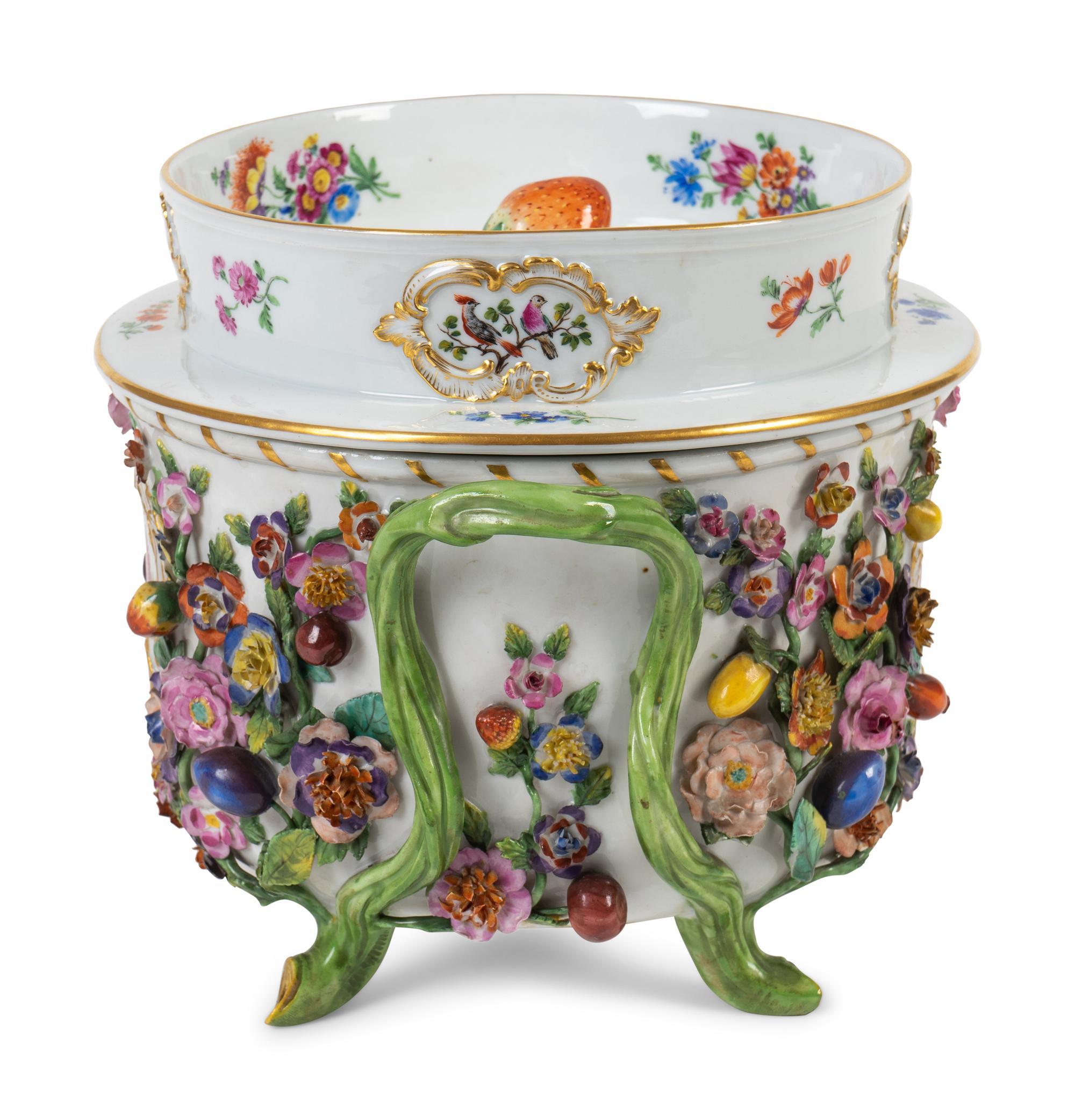 A Meissen Covered Fruit Bowl — 19TH CENTURY