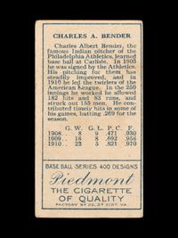 A 1911 T205 Gold Border Piedmont Chief Bender