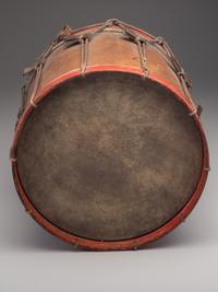 [CIVIL WAR]. Painted regulation eagle drum. Manufactured by Richard Mein, Fordham, NY.