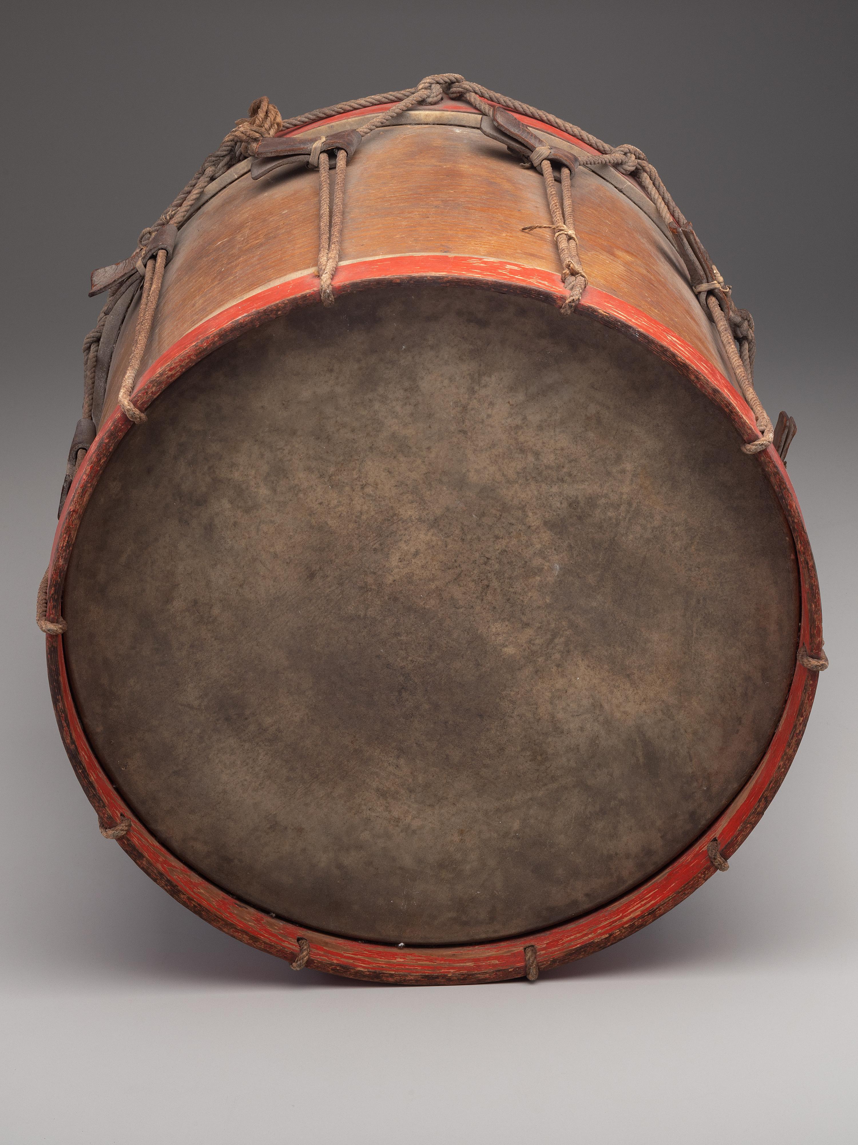 [CIVIL WAR]. Painted regulation eagle drum. Manufactured by Richard Mein, Fordham, NY.